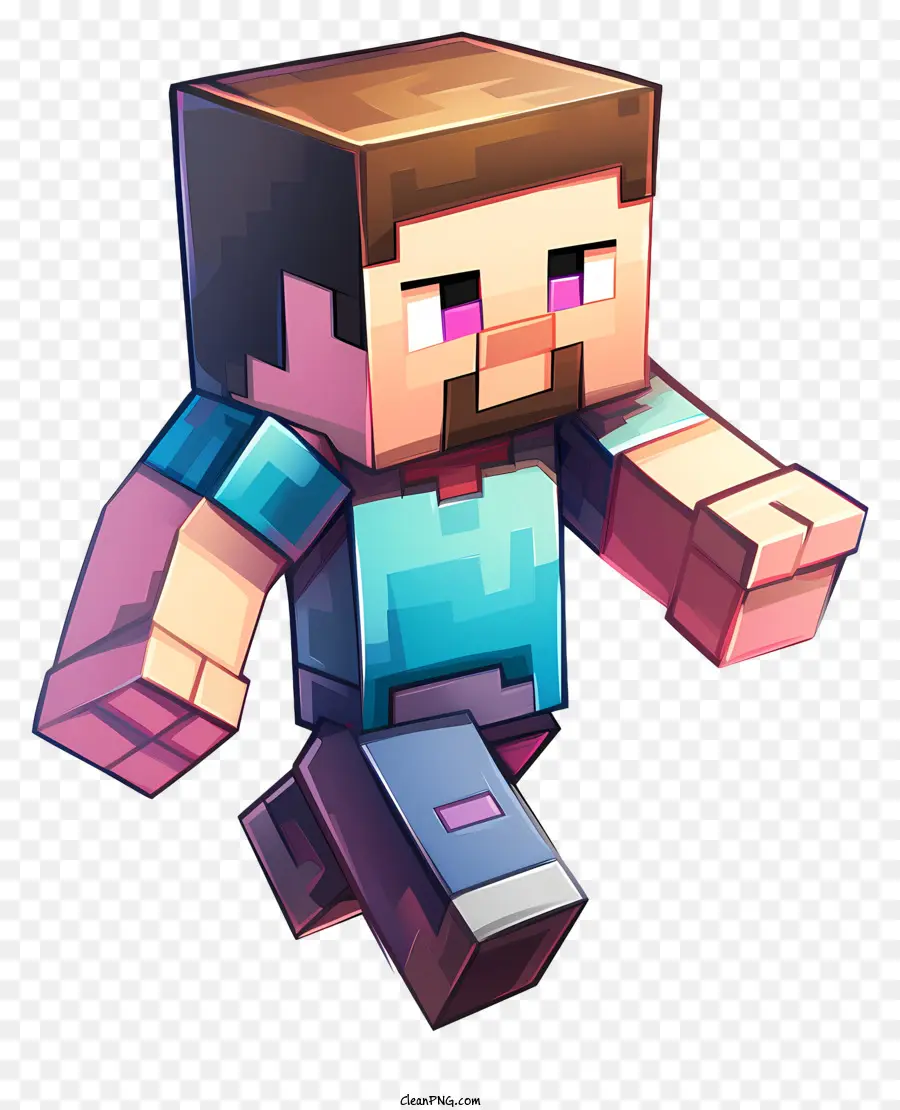 Steve Minecraft，Personnage Minecraft PNG