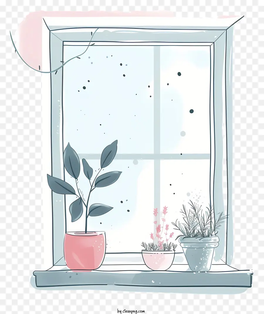 Fenêtre，Plants De Fenêtres PNG