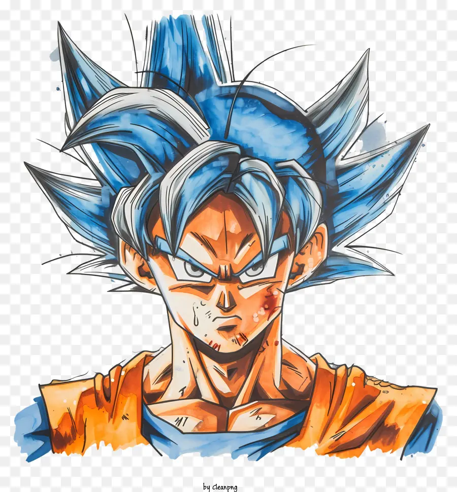 Goku，Portrait PNG