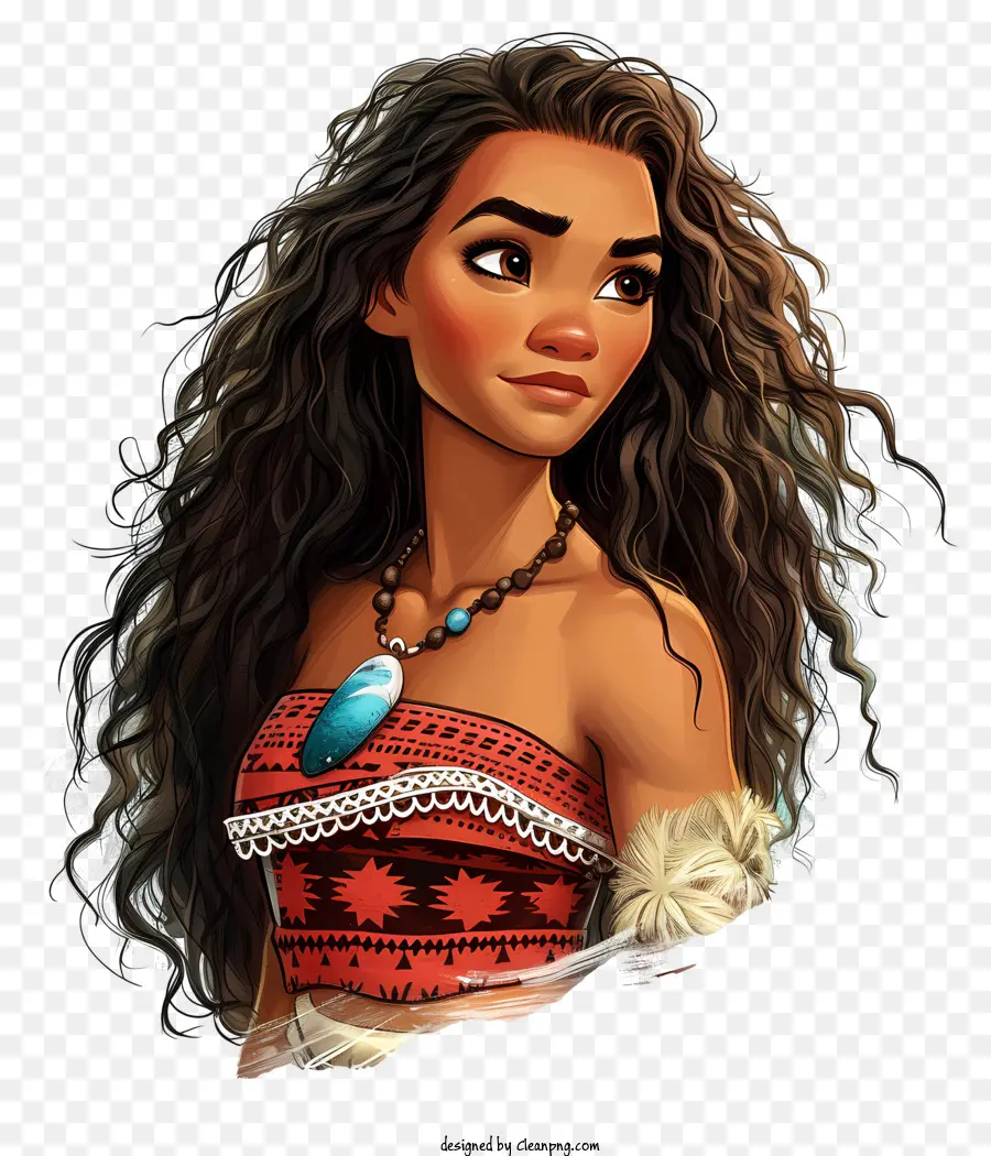 Moana，Fille Animée PNG