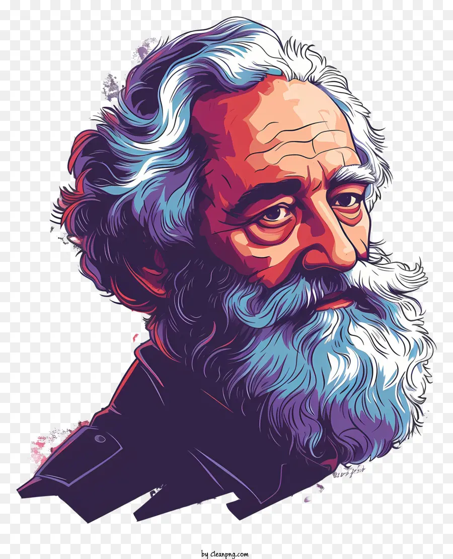 Karl Marx，Portrait PNG
