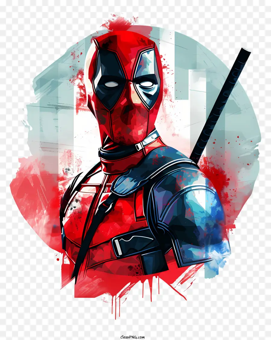 Dead Pool，Personnage Masqué Rouge PNG