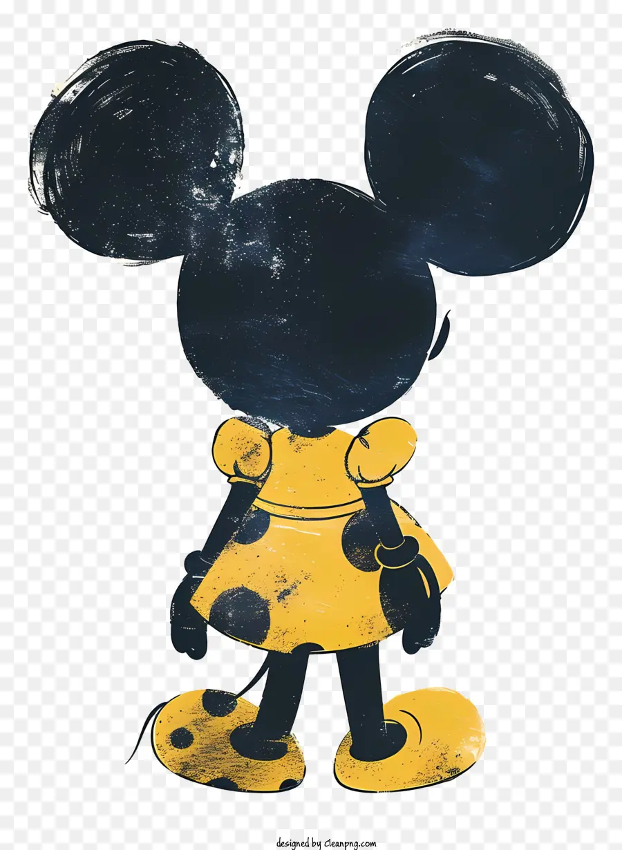 Minnie Mouse，Silhouette PNG