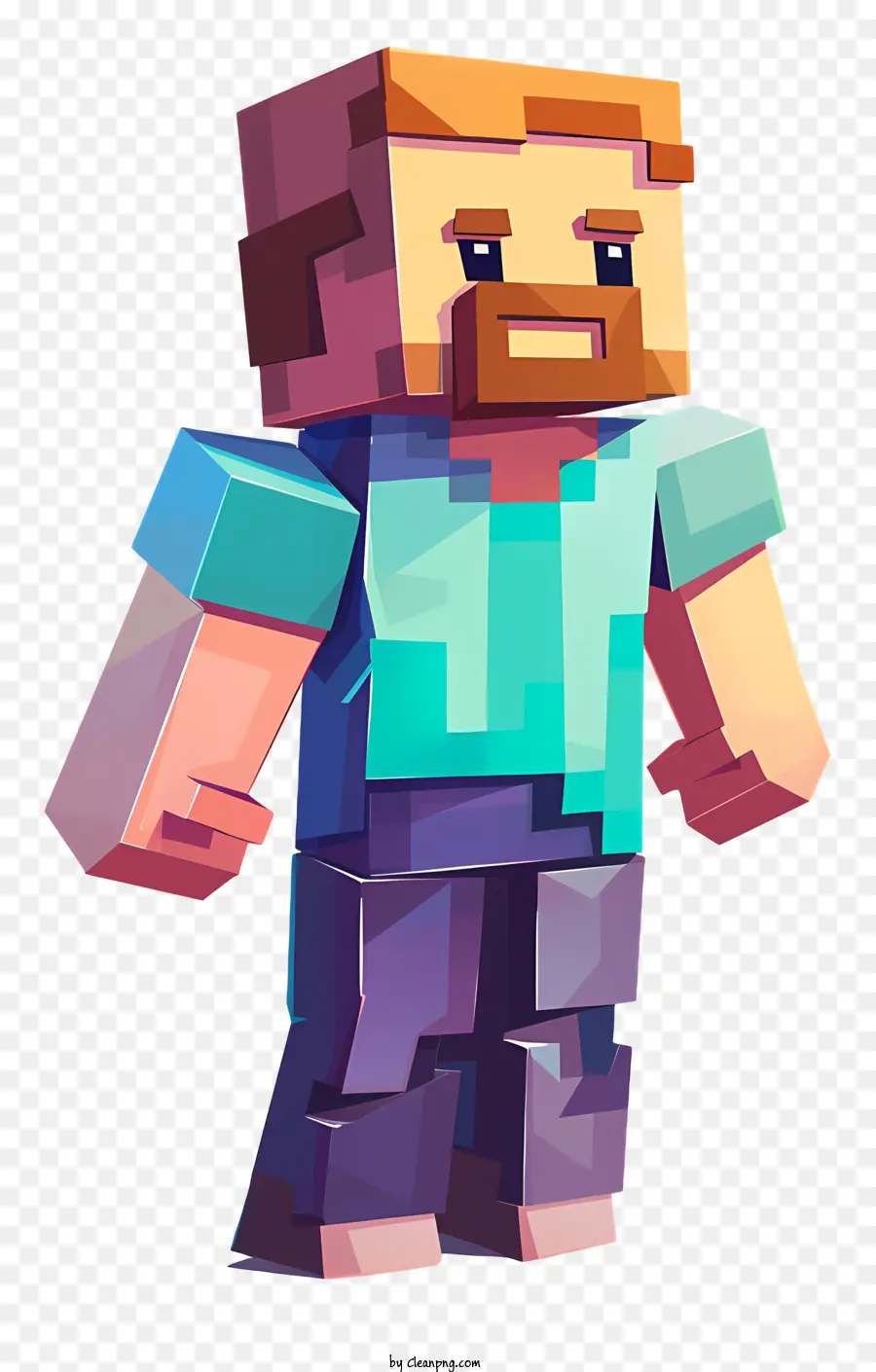 Steve Minecraft，Personnage Minecraft PNG