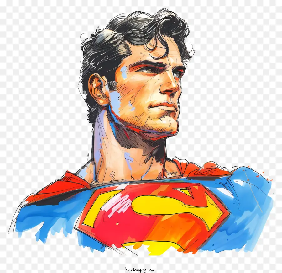Superman，Portrait PNG