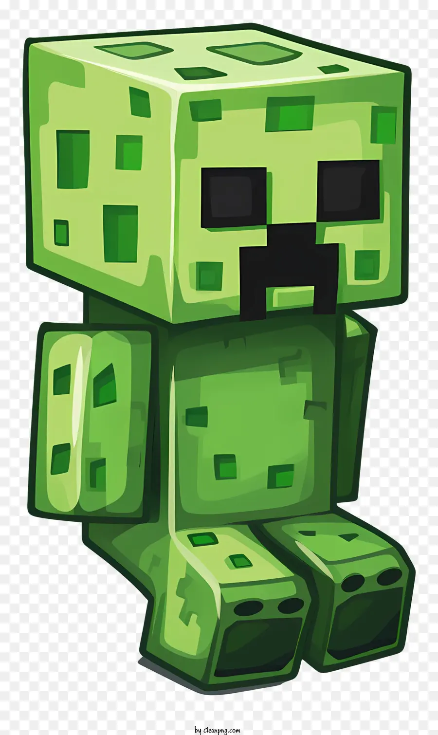 Minecraft，Greeper Vert PNG