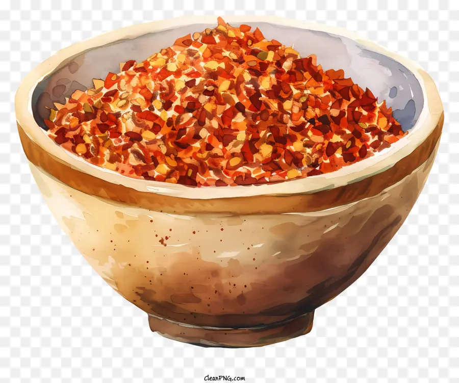 Poudre De Flocons De Piment，Spice Bol PNG