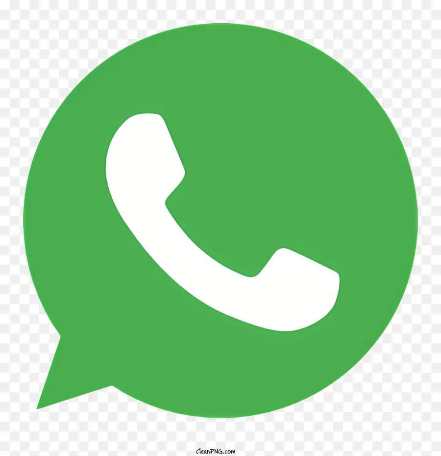 Logo Whatsapp，Cercle Vert PNG