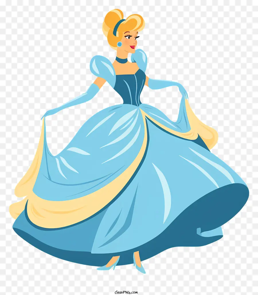 Cendrillon，Princesse Bleue PNG