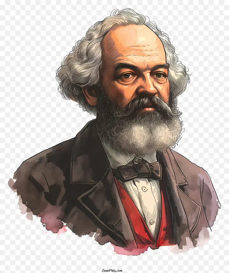 Karl Marx，Homme âgé PNG