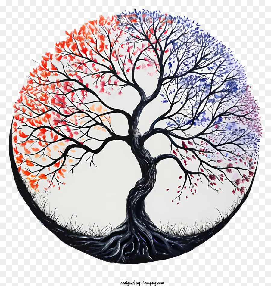 Arbre De Vie，L'arbre De La Peinture PNG