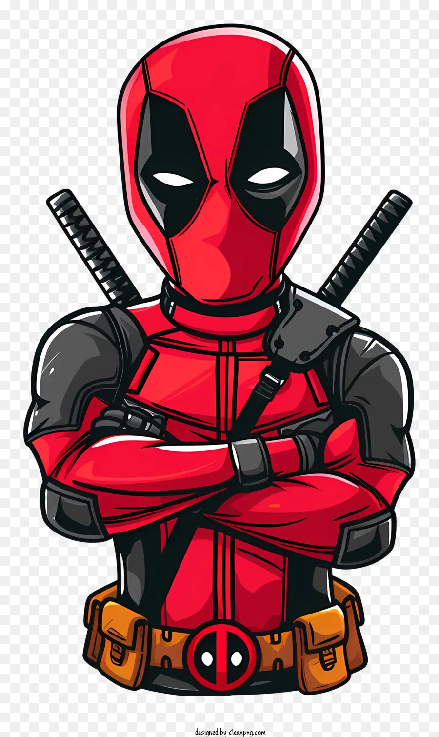 Deadpool，Costume Rouge PNG