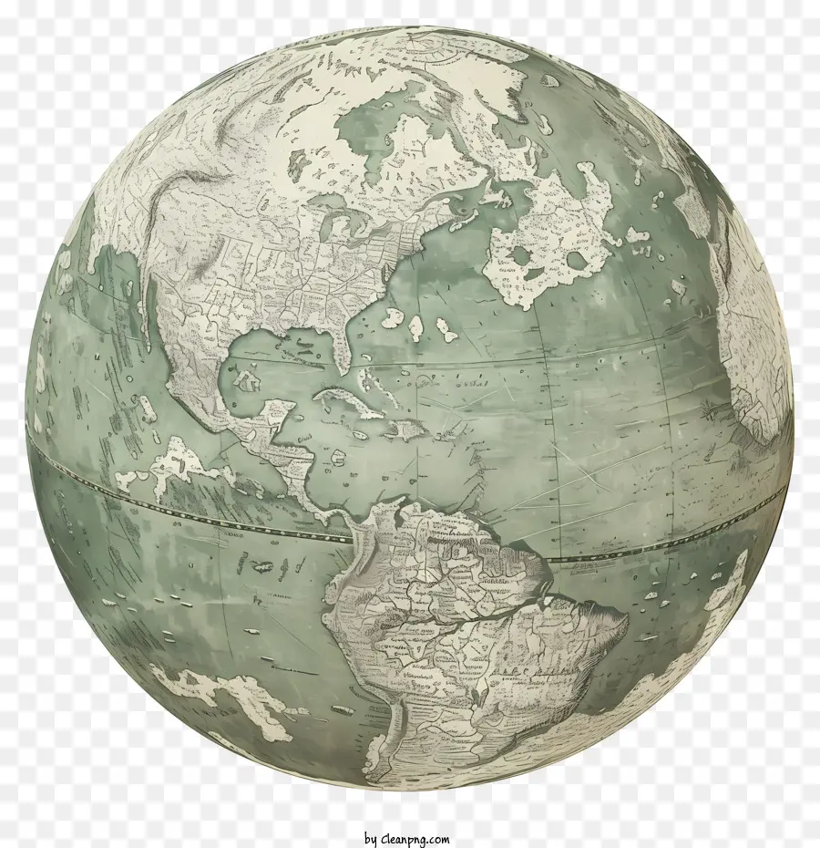 Globe，Carte Du Monde PNG