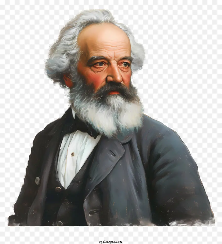 Karl Marx，Homme Plus âgé PNG