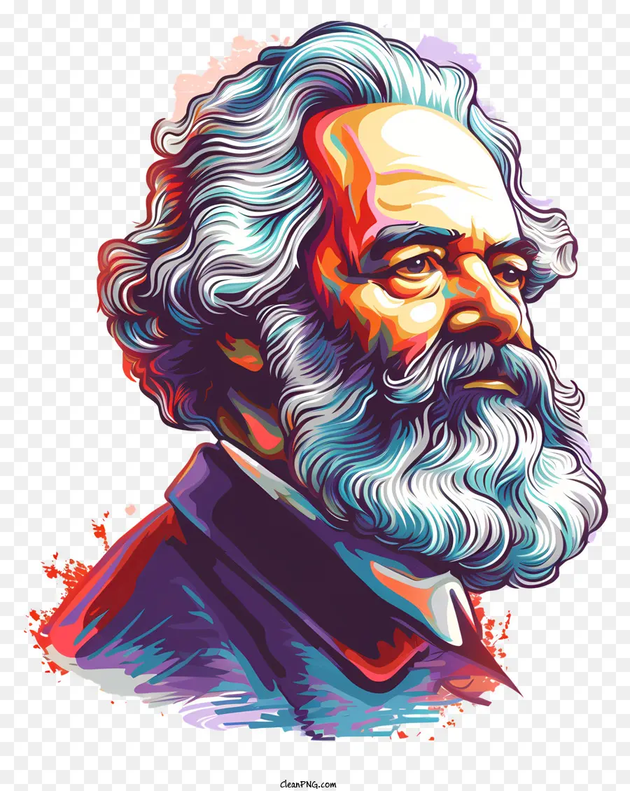 Karl Marx，Philosophe PNG