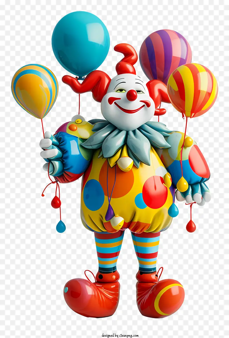 Clown Avec Des Ballons，Clown PNG