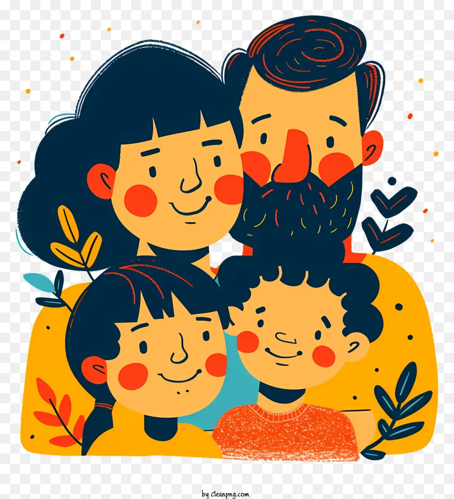 La Famille，Illustration De La Famille PNG