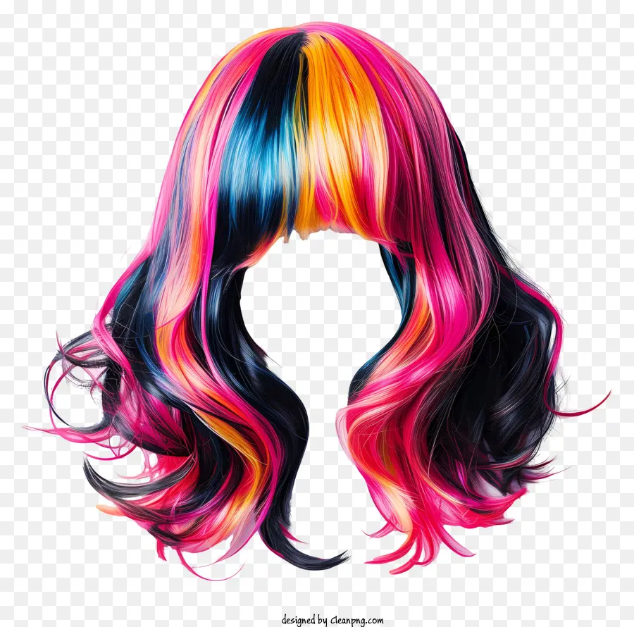Perruque，Les Cheveux Colorés PNG