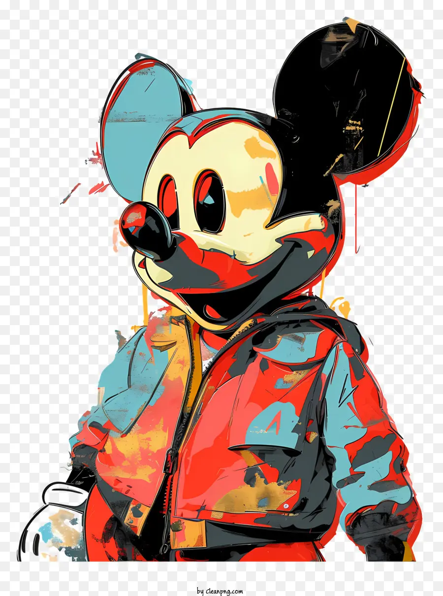 Mickey Mouse，Peinture Numérique PNG