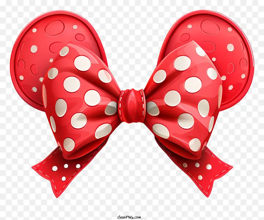 Minnie Bow，Bandeau D'oreilles De Souris Rouge PNG