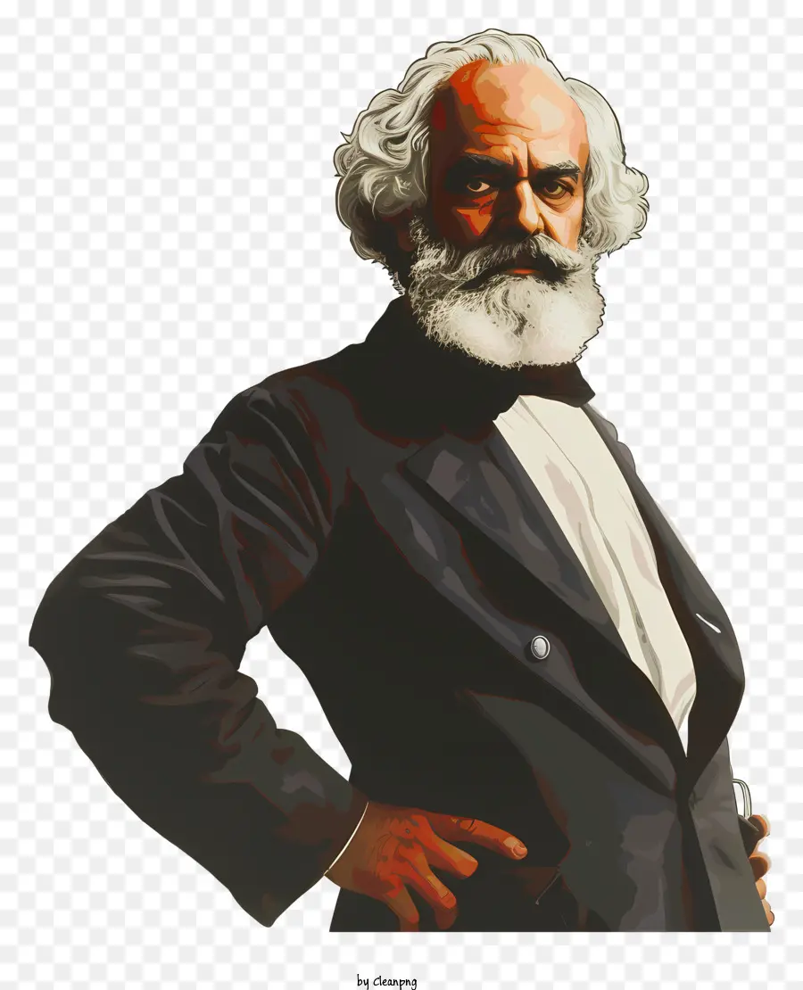 Karl Marx，L'homme En Smoking PNG