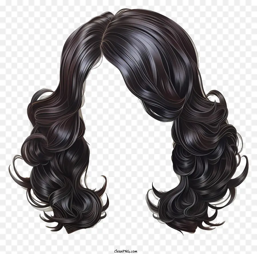 Perruque，Cheveux Bouclés PNG