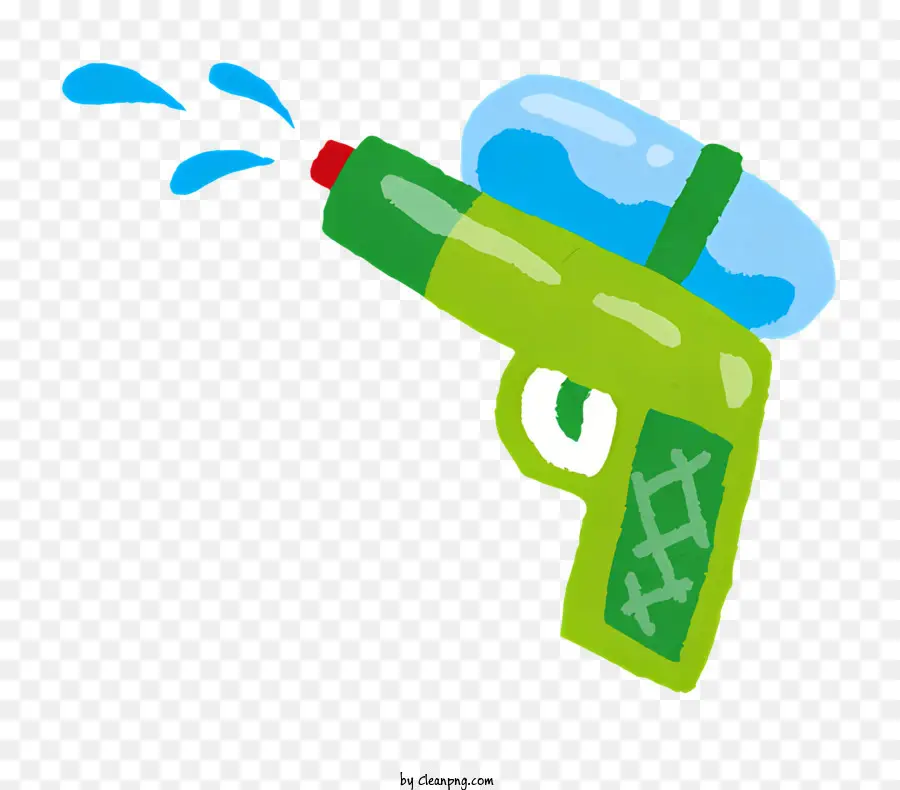 Pistolet à Eau Jouet，Pistolet Squirt PNG