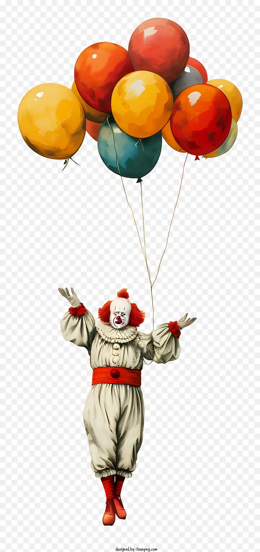 Clown Avec Des Ballons，Clown PNG