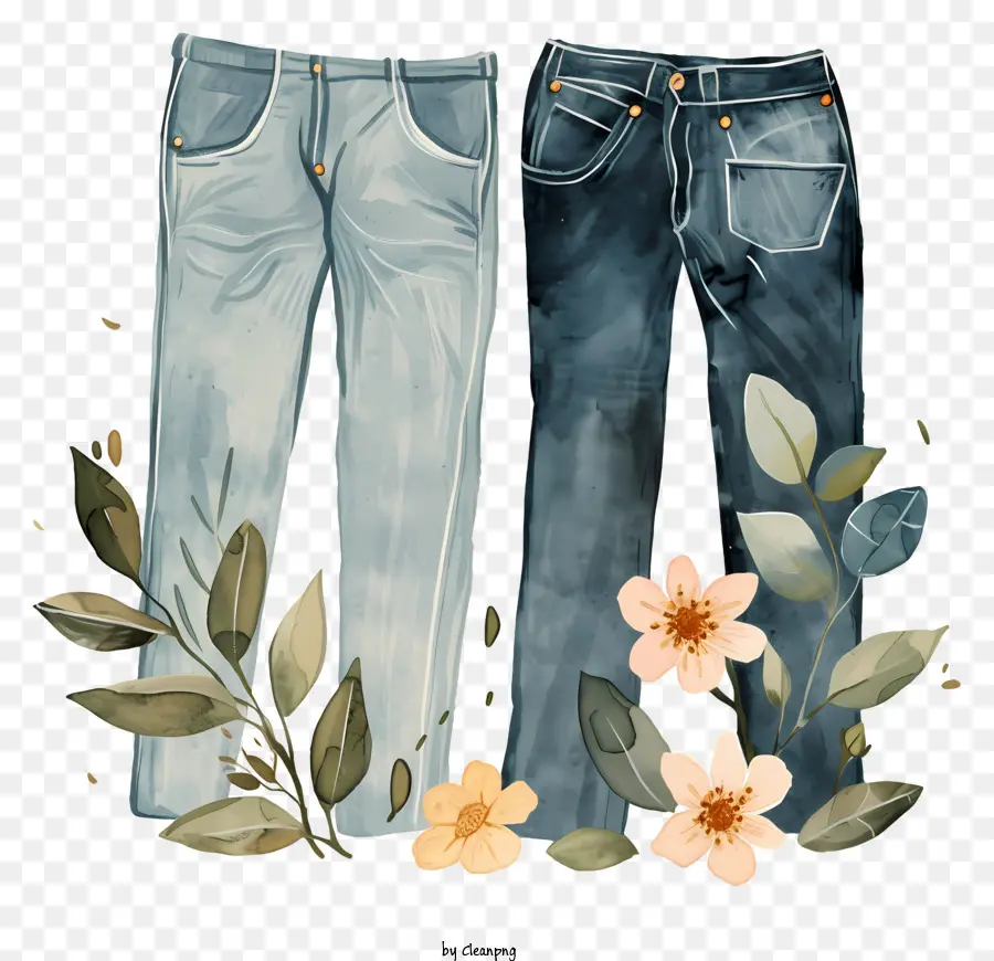 Jeans，Pantalon PNG