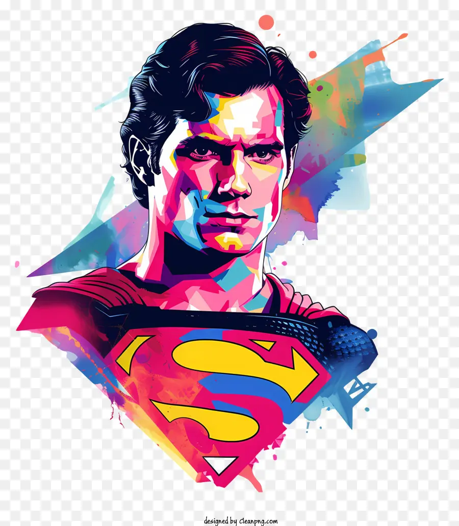 Superman，Peinture Numérique PNG