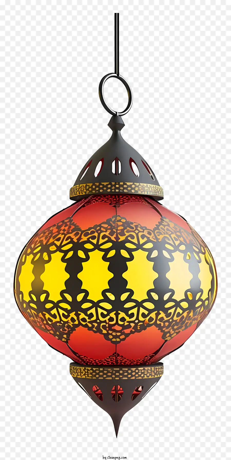 Islamique De La Lampe，Chandelier Rouge Et Jaune PNG