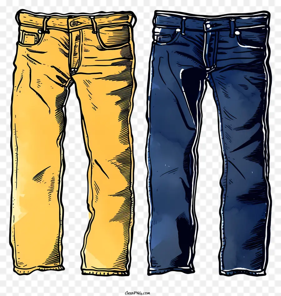 Jeans，Denim PNG