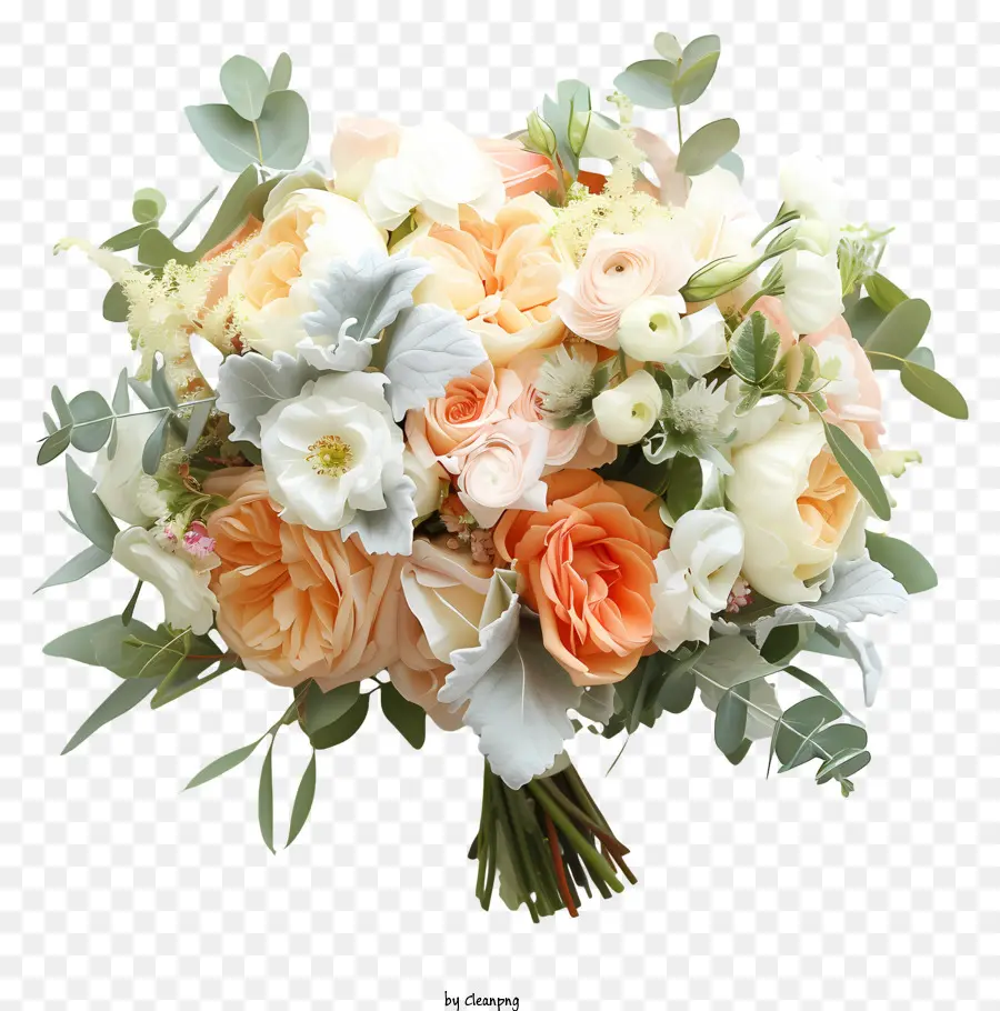 Mariage Bouquet De Fleurs，Romantique PNG