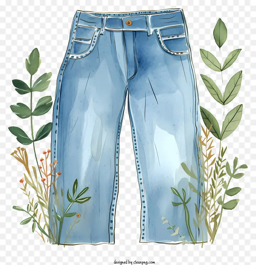 Jeans，Jean Bleu PNG