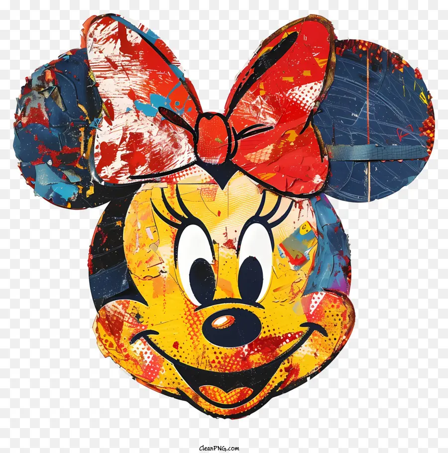 Minnie Mouse，Peinture Numérique PNG