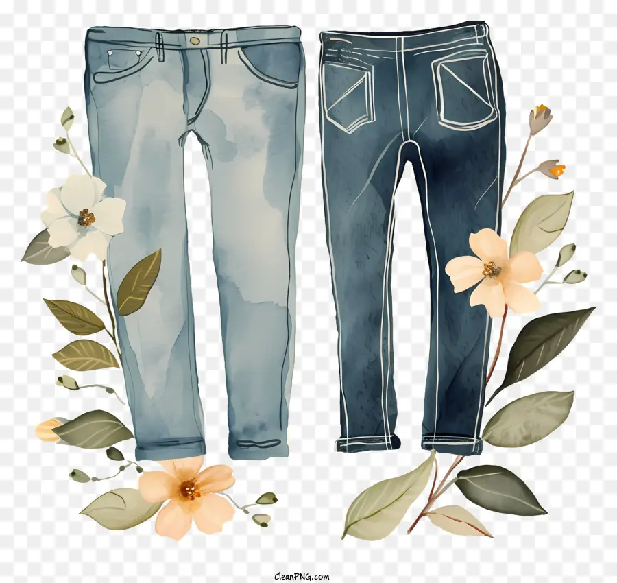 Jeans，Pantalon PNG