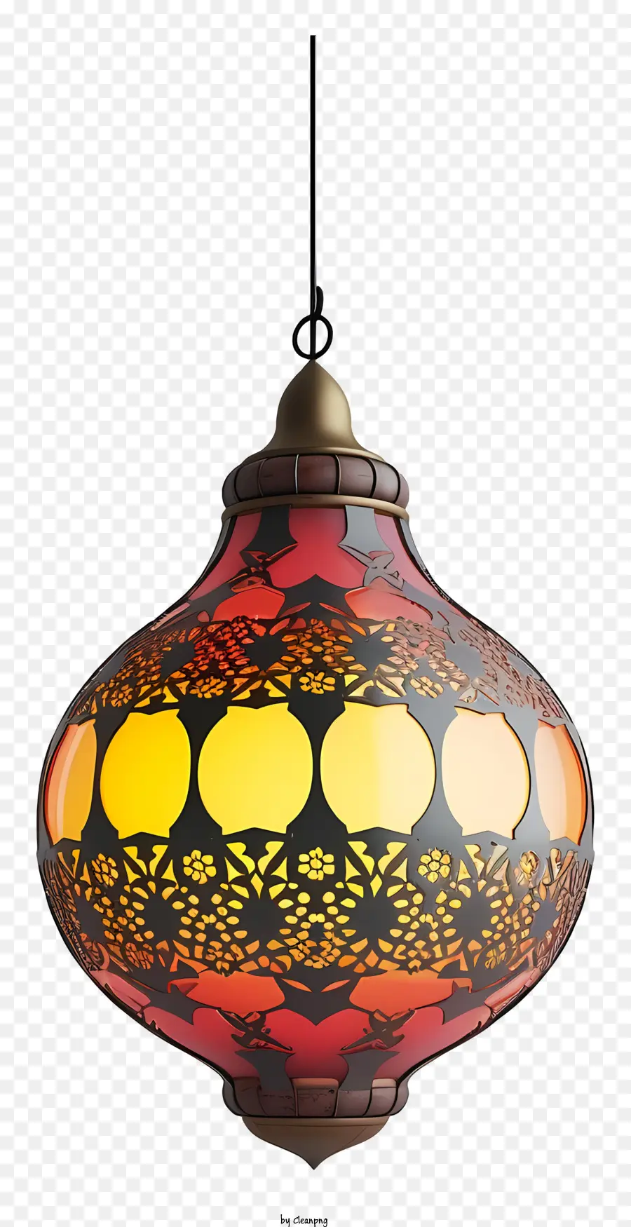 Islamique De La Lampe，Lampe En Verre Colorée PNG