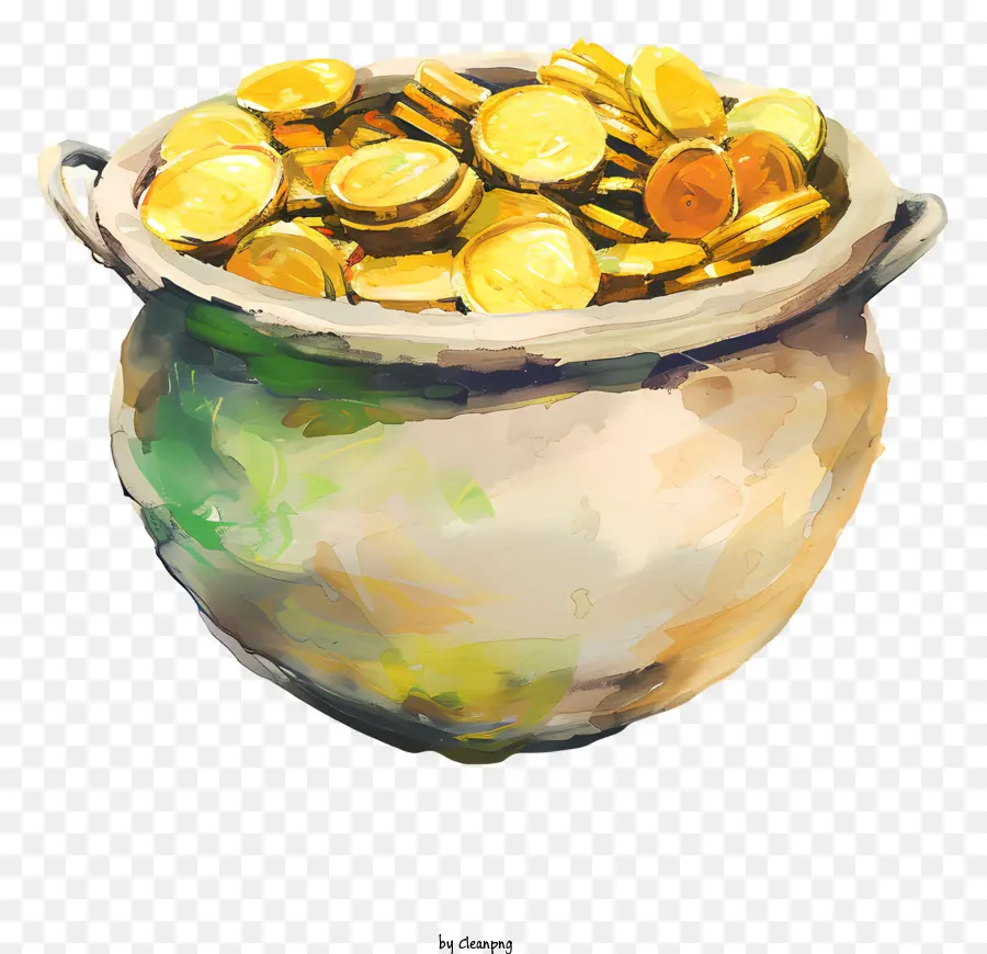 Pot，Les Pièces D'or PNG