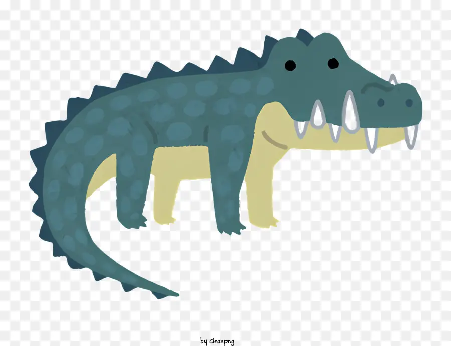 Crocodile，Crocodile Bleu PNG