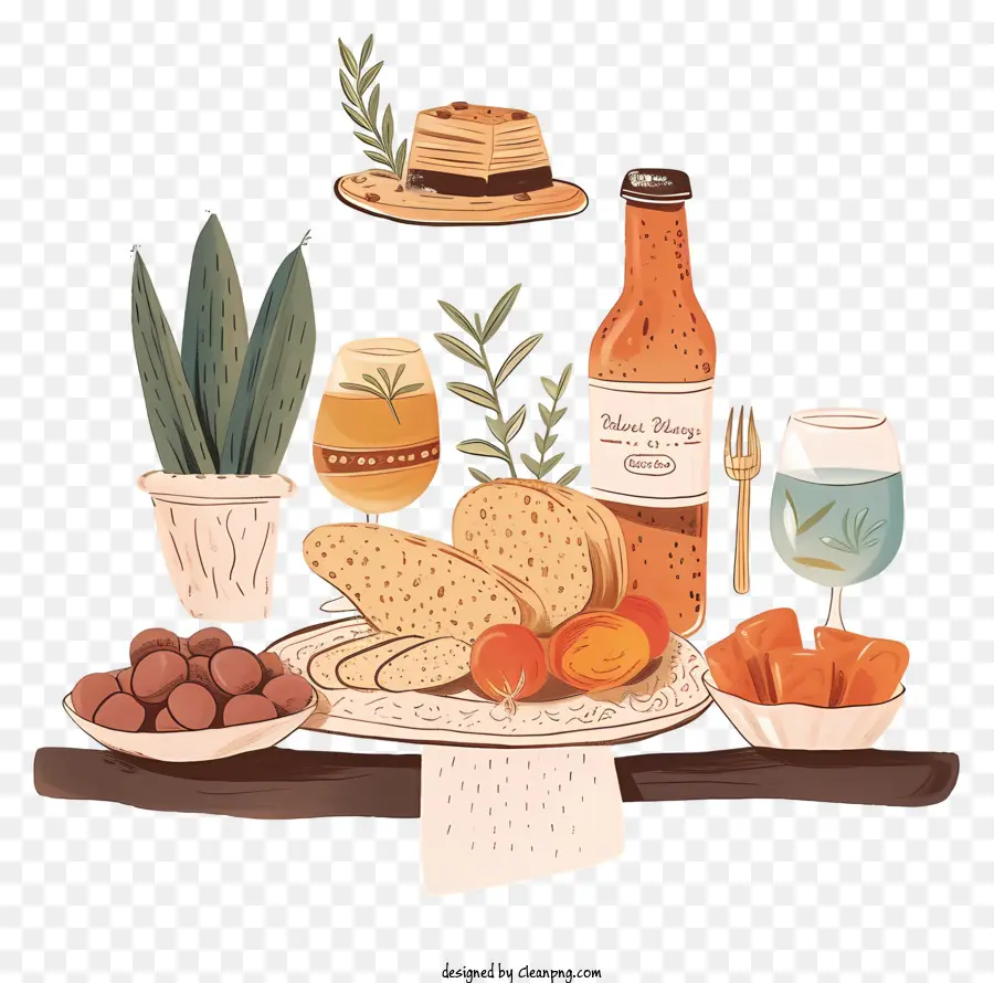 Pessa'h，Pain Et Fromage PNG