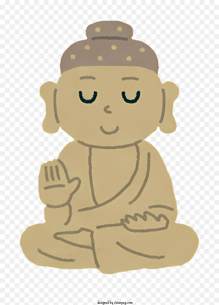 Figure De Bouddha，Posture De Méditation PNG