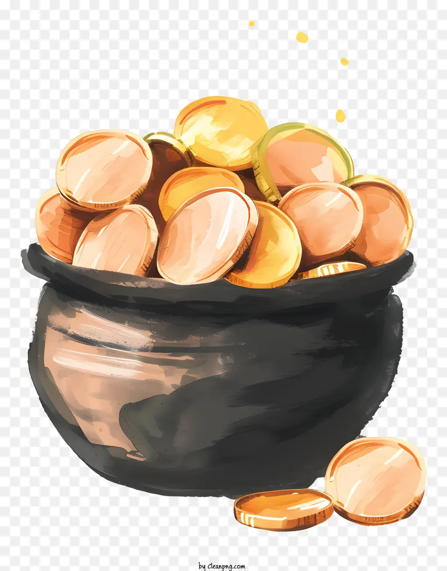 Pot，Les Pièces D'or PNG