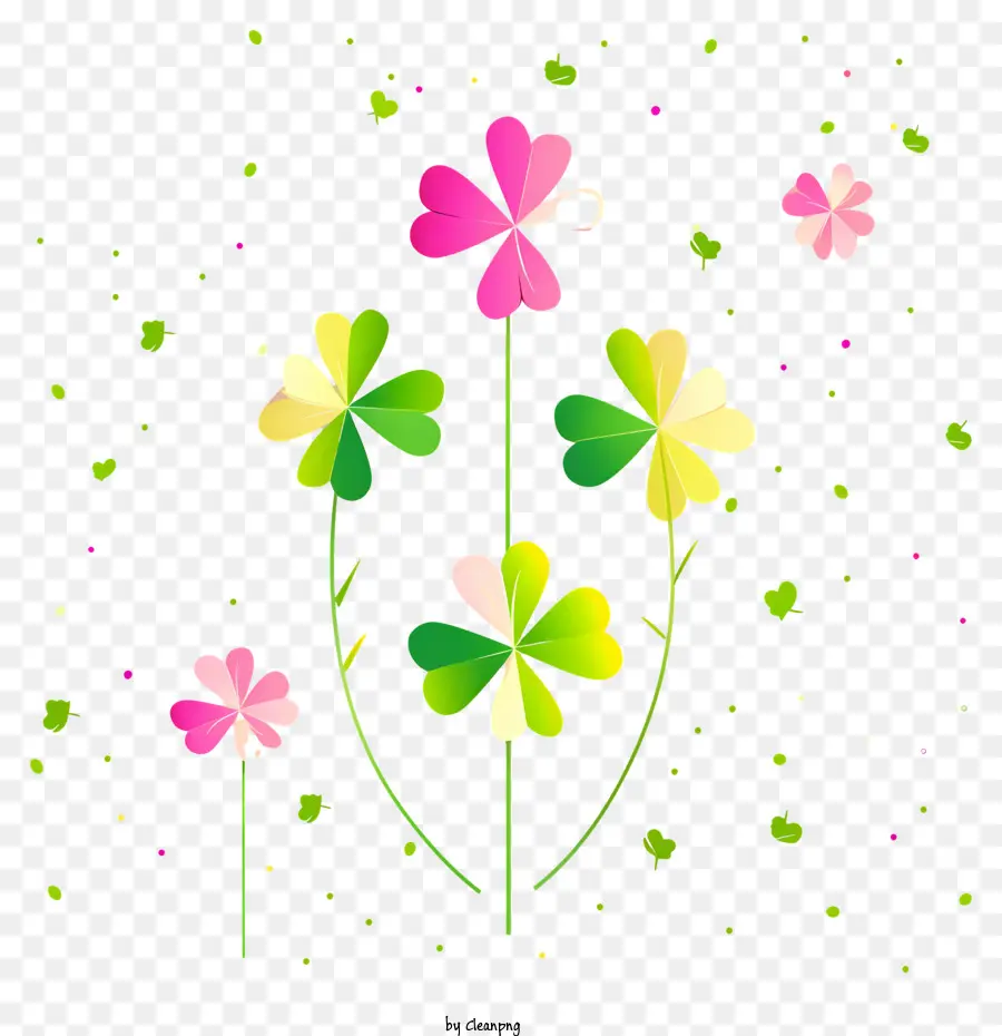 Trèfle，Fleurs PNG