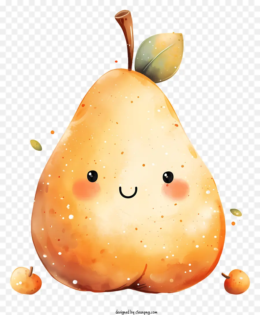 Poire Mignonne，Souriant PNG