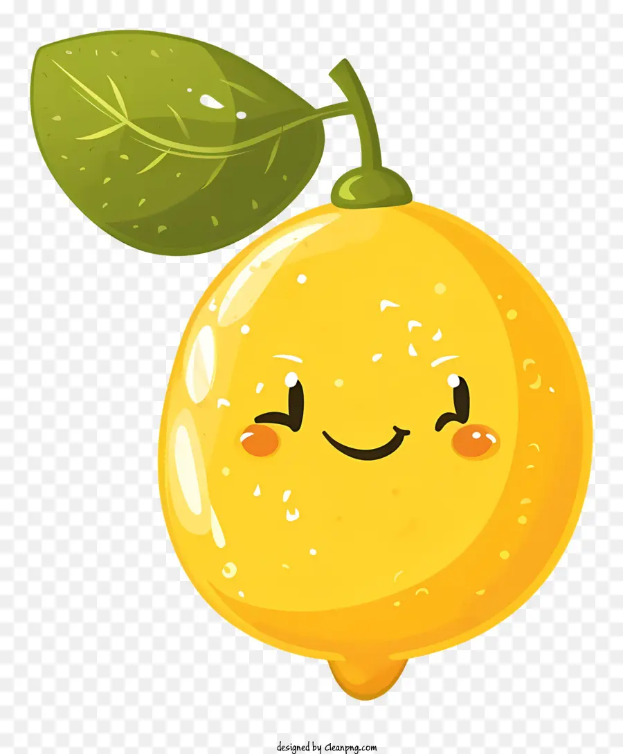 Dessin Animé De Citron，Citron Sourire PNG