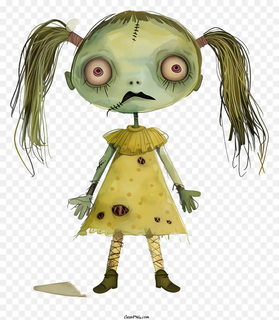 Zombi，Fille Zombie PNG