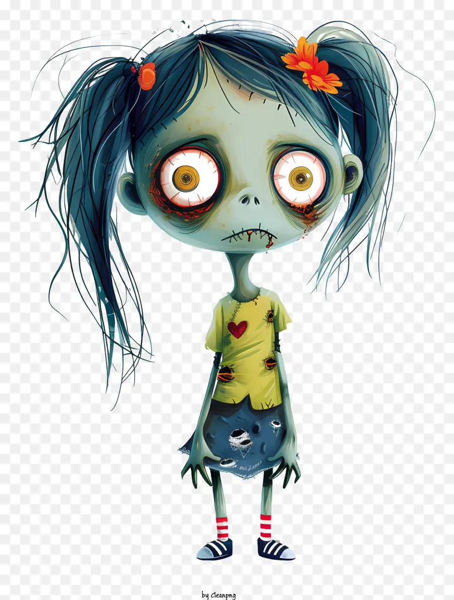 Zombi，Fille Zombie PNG