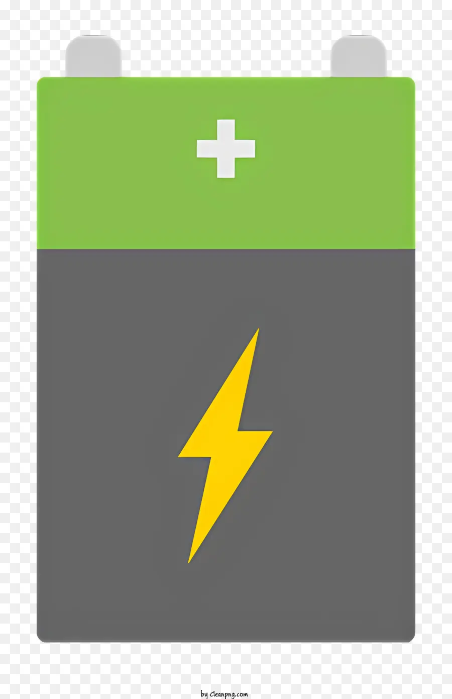 Logo De La Batterie，Batterie Verte Et Grise PNG