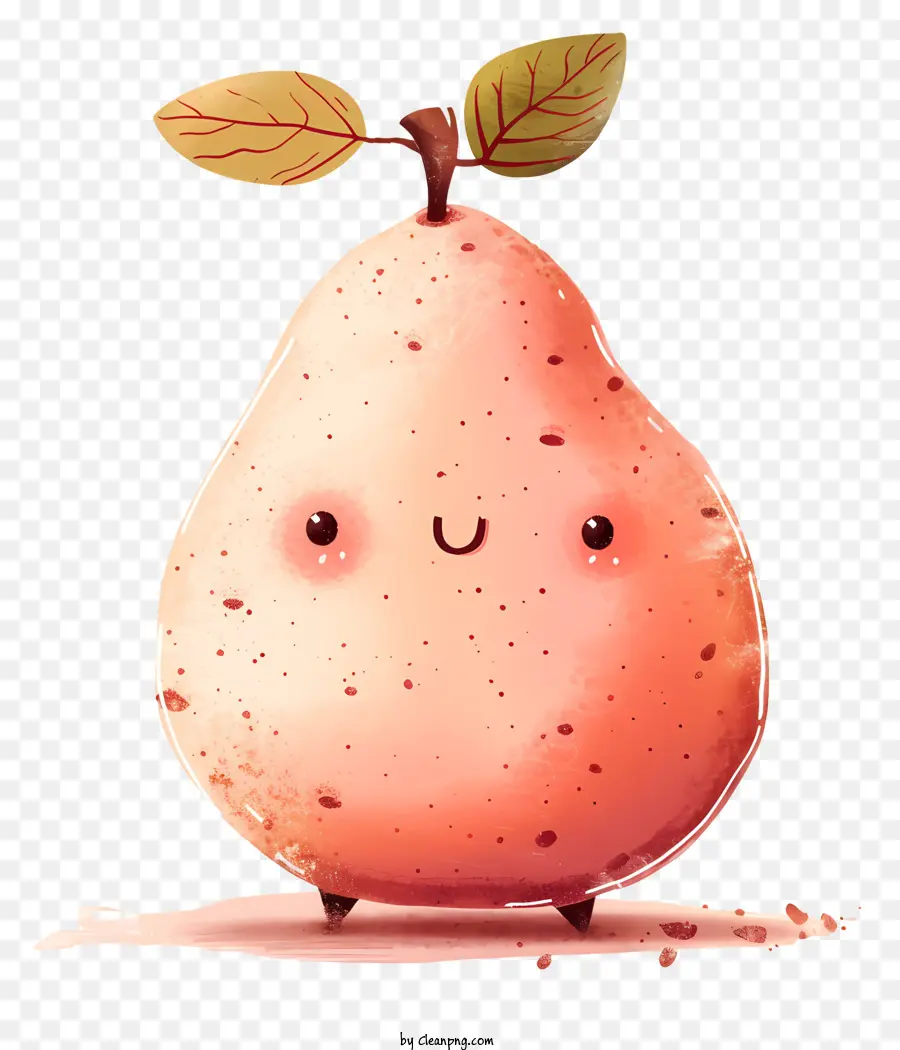 Dessin Animé De Poire，Poire Souriante PNG