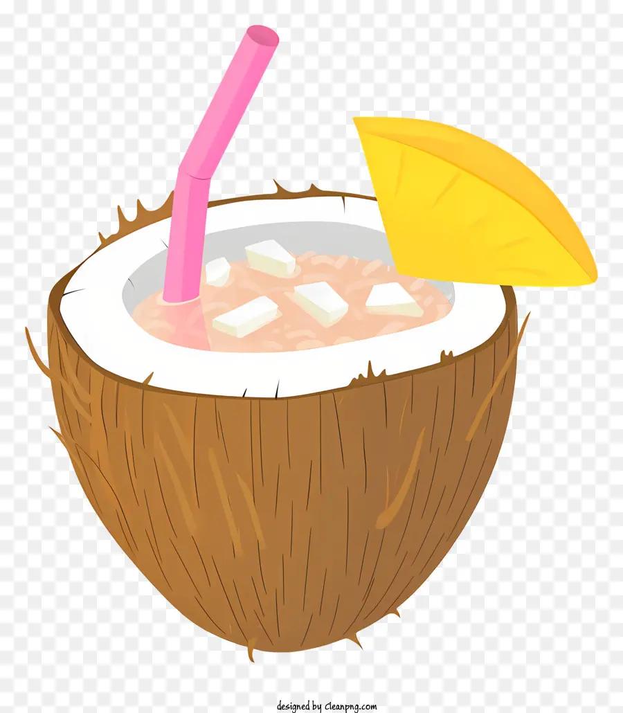 Boire La Noix De Coco，La Noix De Coco PNG